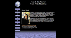 Desktop Screenshot of jesusistheanswerwwm.org