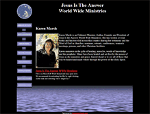 Tablet Screenshot of jesusistheanswerwwm.org